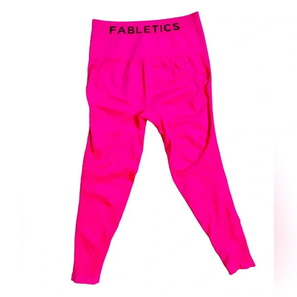FABLETICS PINK LEGGINGS WOMEN’s size Small S - Picture 4 of 14
